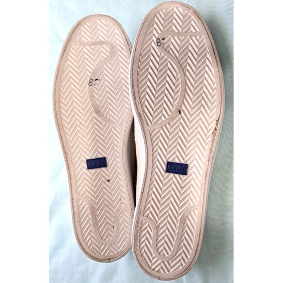 Keds Women's Softerra Size 9 Beige Slip Ons Embroidered Tropical Cocktails - Picture 7 of 9